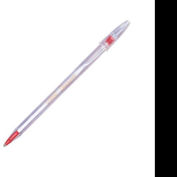 BOLIGRAFO DIAMANTE BIC 1.0MM ROJO E12 C432